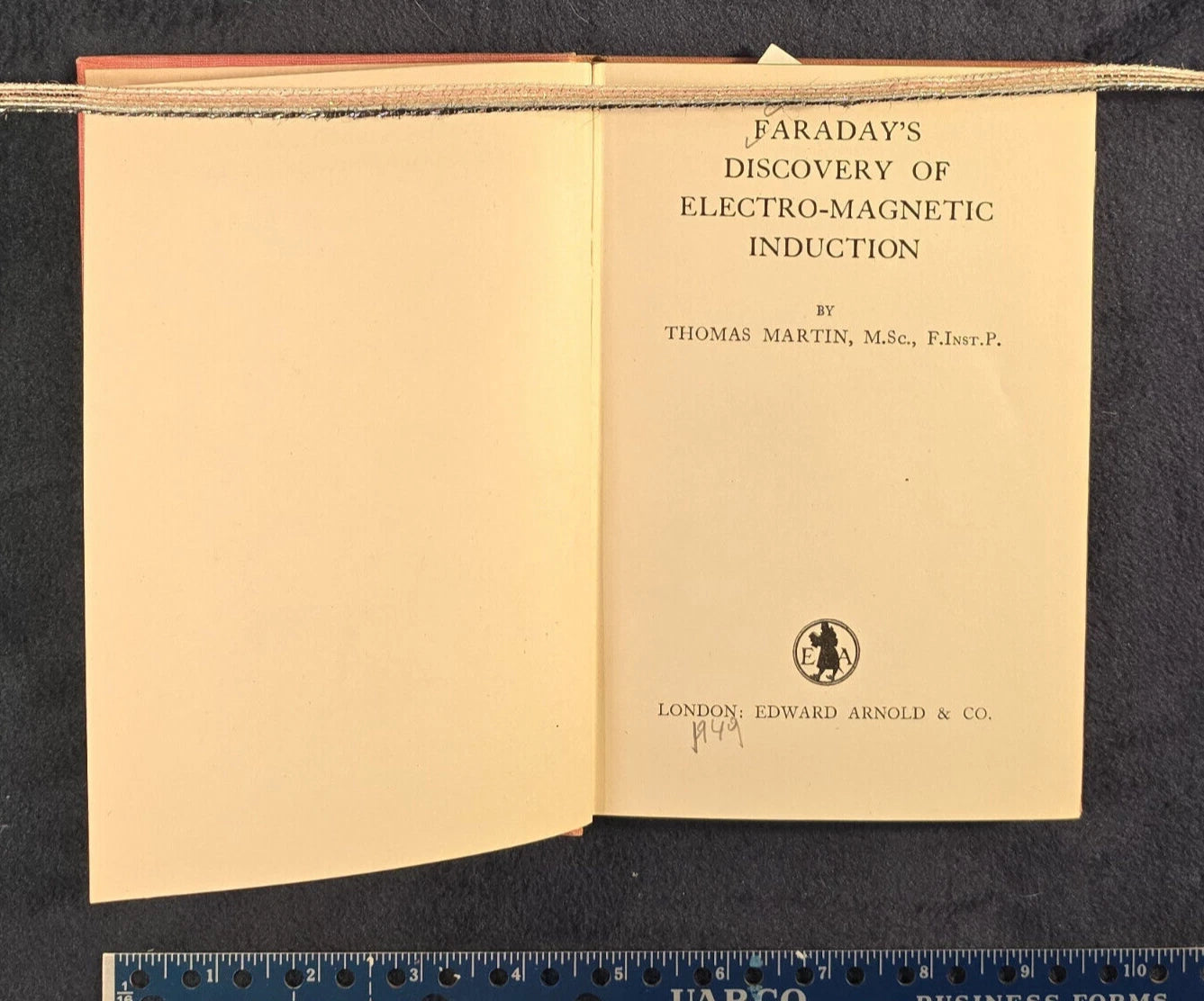 Faraday's Discovery of Electro-Magnetic Induction