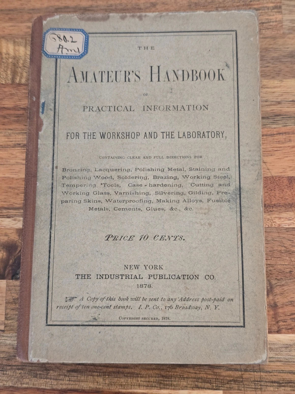 The Amateur’s Handbook of Practical Information (1878)
