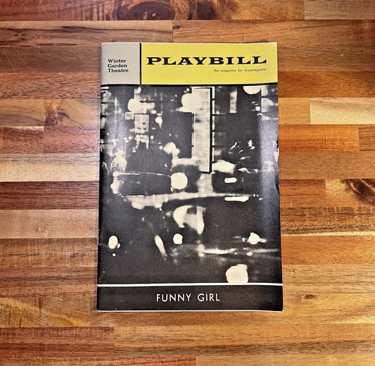 Funny Girl Playbill June 1965 Broadway Barbra Streisand Winter Garden