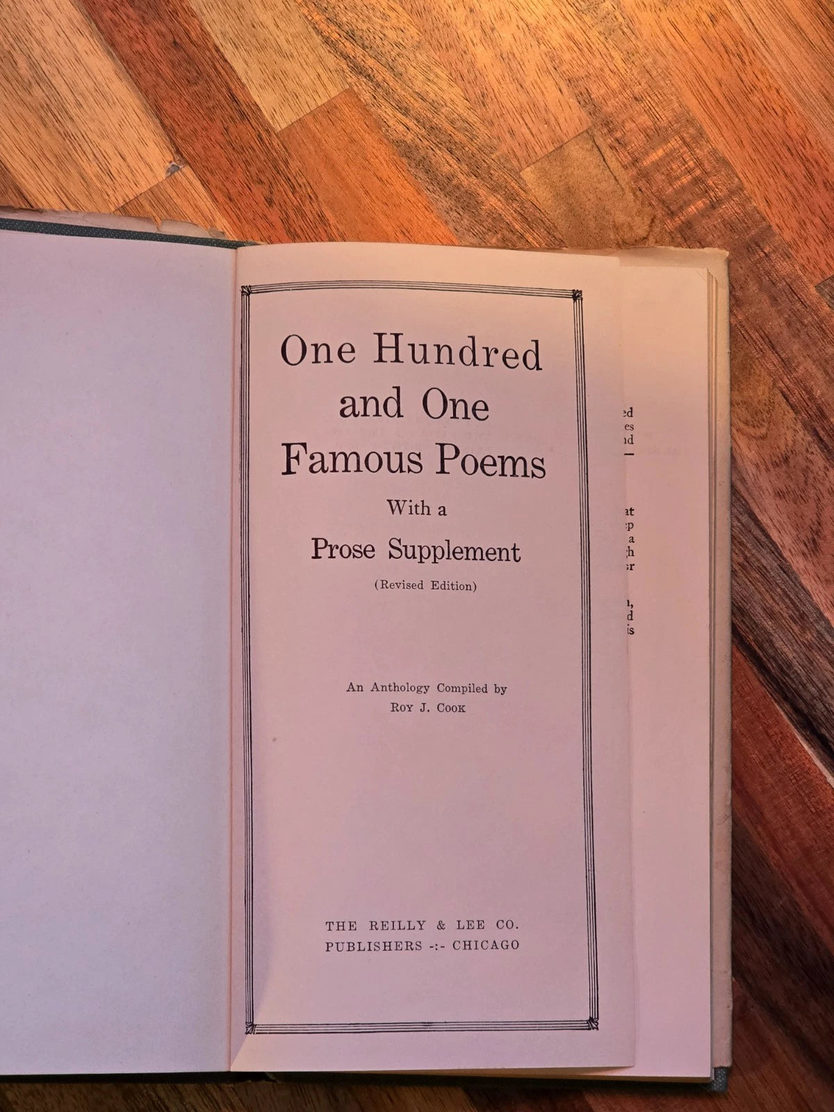 One Hundred and One Famous Poems (1958)