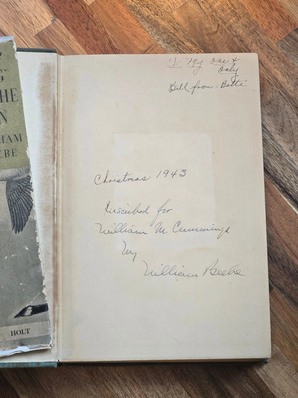 1938 William Beebe Signed The Log of the Sun HC Nature Essays Henry Holt