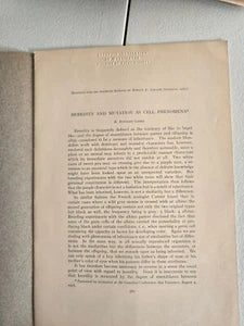 Heredity and Mutation as Cell Phenomena (1915) by R. Ruggles Gates