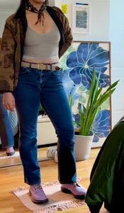 Lauren Ralph Lauren Jeans Co. Classic Fit High Rise Denim Blue Jeans Women