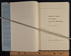Metabolic Aspects of Transport Across Cell Membranes | Q.R. Murphy (ed.) | 1957