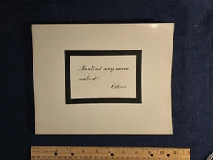 Mankind May Never Make It! | Robert Osborn | 1962 Satire