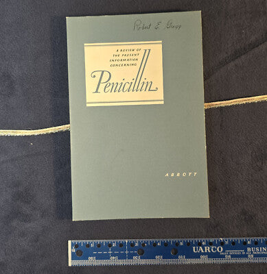 Vintage Penicillin Scientific Review Book