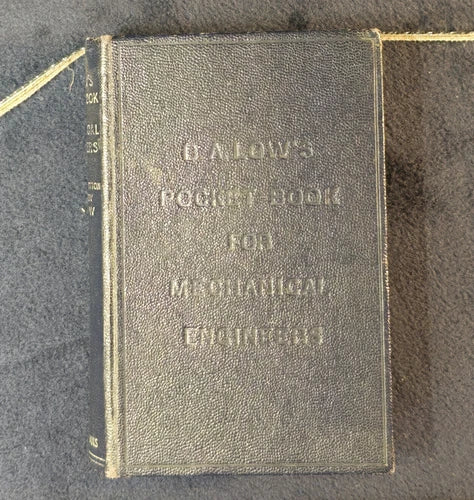 Vintage D A Low's Pocket Book for Mechanical Engineers
