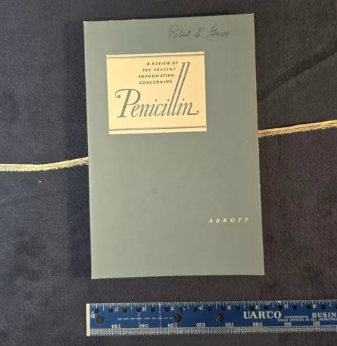 Vintage Penicillin Scientific Review Book